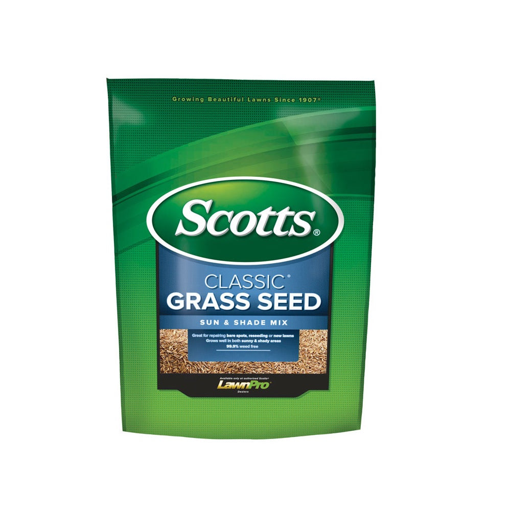 Scotts 17187 Classic Mixed Sun or Shade Grass Seed, 20 Lbs