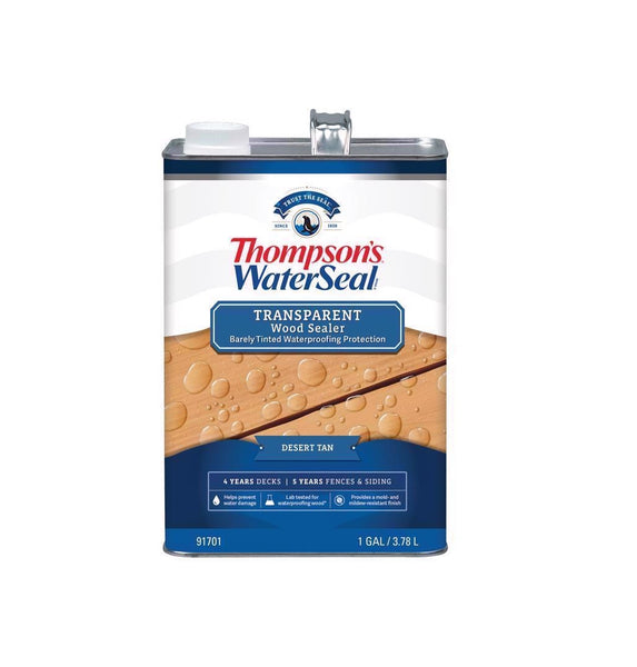 Thompson's WaterSeal TH.091701-16 Waterproofing Wood Sealer, 1 Gallon