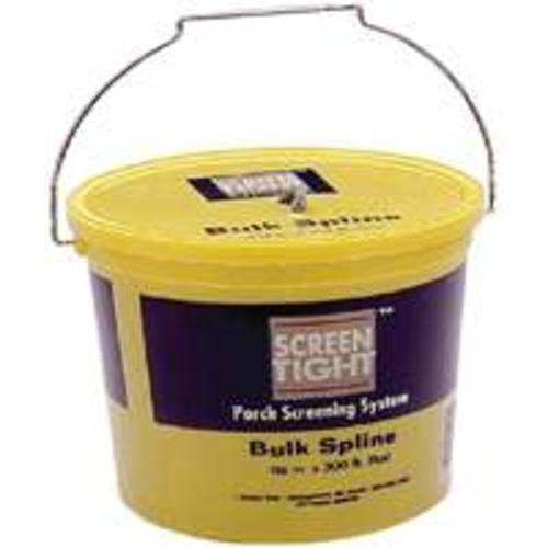 Screen Tight SPLINE300 Screen Retainer Spline, 0.160" x 300', Black