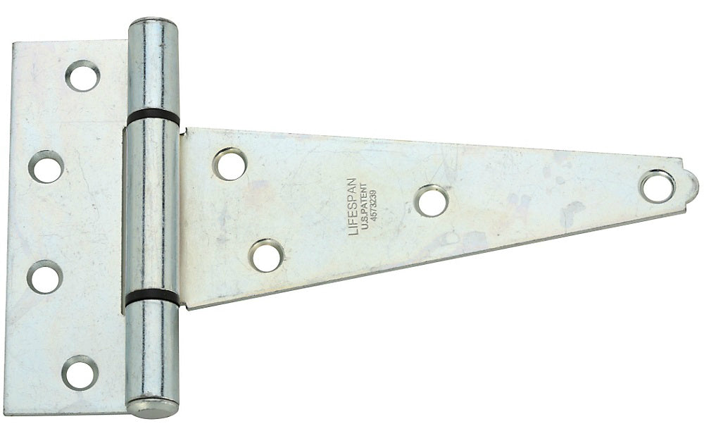National Hardware N129-189 V286 Extra Heavy T-Hinge, 6", Zinc Plated