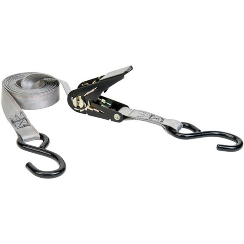 Keeper® 05514 Ratchet Tie-Down with S-Hooks, 14' x 1"