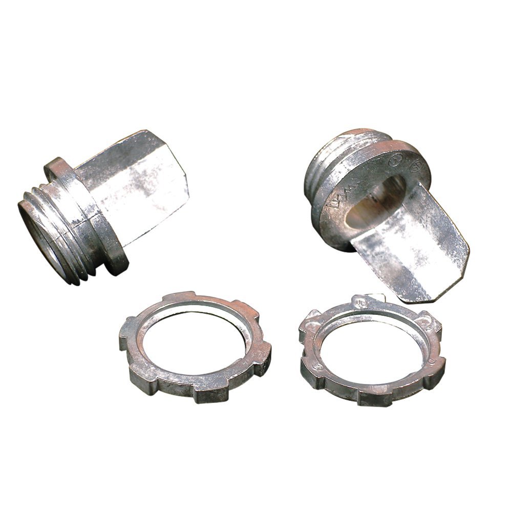 Wiremold® B-81 Metal Raceway Box Connector, 1/2", 2-Pack