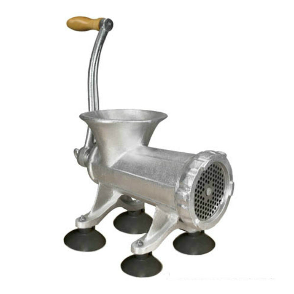 Weston 36-1001-W Manual Tinned Meat Grinder Sausage Stuffer, #10