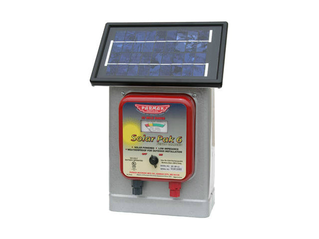 Parmak DF-SP-LI Solar-Powered Electric Fence Charger, 6 Volt Gel Battery