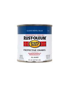 Rust-Oleum 7727-730 Stops Rust® Protective Enamel, 1/2 Pt, Royal Blue