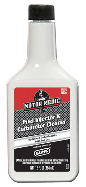 MotorMedic® M4912 Fuel Injector & Carburetor Cleaner, 12 Oz