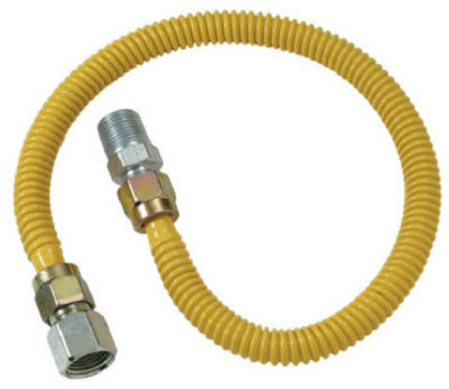 BrassCraft CSSL54-24-P SL Series Gas Appliance Connector, 24"