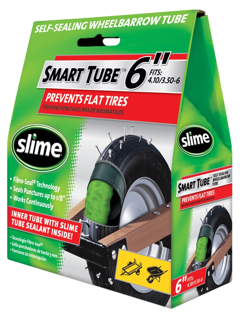 Slime® 30011 Smart Tube™ Self-Sealing Wheelbarrow Inner Tube, 6"