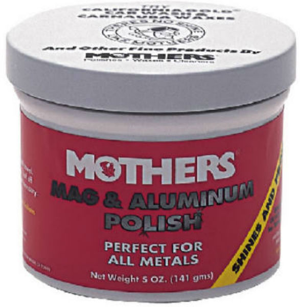 Mothers 05100 Mag Wheel Aluminum Polish All Metals Shines Protects 5oz