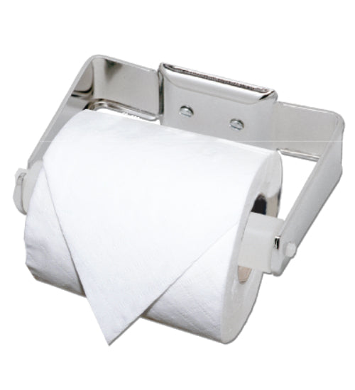 Decko 38890 Solid Frame Toilet Tissue Holder, Chrome Finish, Steel