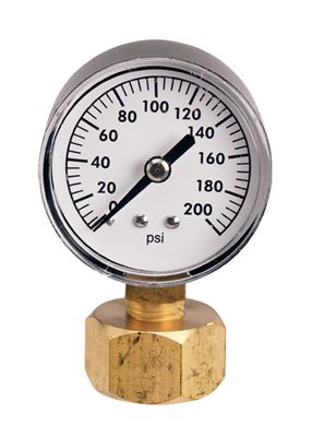 Orbit® 91130 Water Pressure Gauge, 0-200 PSI