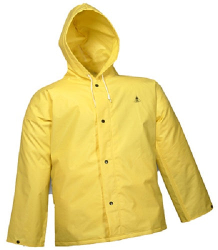 Tingley J56107-MD DuraScrim Jacket with Attached Hood, Medium, Yellow