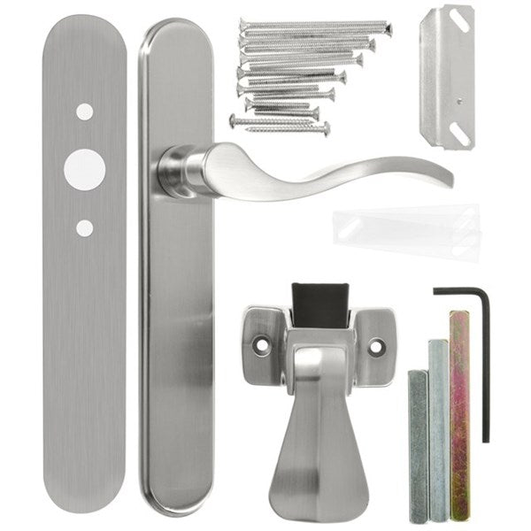 Satin Nickel Brighton Surface Mount Latch Satin Nickel Brighton Surface Mount Latch
