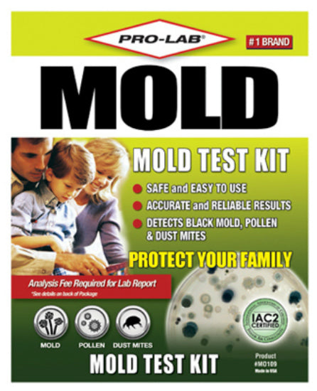 Pro-Lab® MO109 Professional Do It Yourself Mold Test Kit – Toolbox