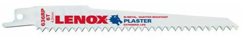 Lenox® 20571S636RP Wood Cutting Bi-Metal Reciprocating Saw Blade, 6 TPI, 6"