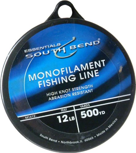 South Bend® M1412 Monofilament Fishing Line, 12 Lbs Test, Clear, 500 Y
