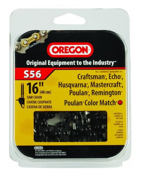 Oregon S56 Low Profile 91VG Xtraguard Premium C-Loop Chain 16", 56 Drive Link