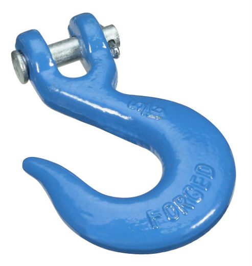 National Hardware Stanley N177-246 3240BC Clevis Grab Hook In Blue, 1/2