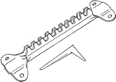 Amerimax RAK-CS Galvanized Rack & Key