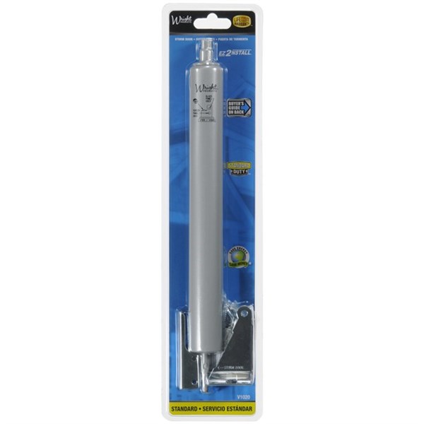 Wright Products™ V1020 Standard Duty Pneumatic Door Closer, Aluminum Finish