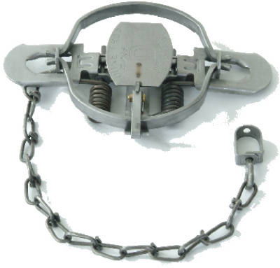 Duke 0490 Coil Spring Animal Trap #2 with 5.5 Jaw Spread
