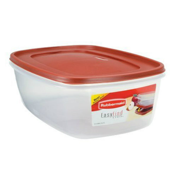 Rubbermaid EasyFindLids Container & Lid, 2.5 Gallon