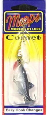 Mepps C2M-S Comet Mino Silver Minnow with Gold Spoon, #2 (1/4 Oz)