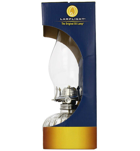 Lamplight 330 Ellipse Oil Lamp Clear Glass Optic Base Toolbox Supply