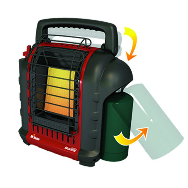 Mr Heater F232000 Portable Buddy Heater, 4000/9000 BTU