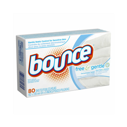 Bounce 80070 Free & Gentle™ Fabric Softener Dryer Sheets, 80-Count