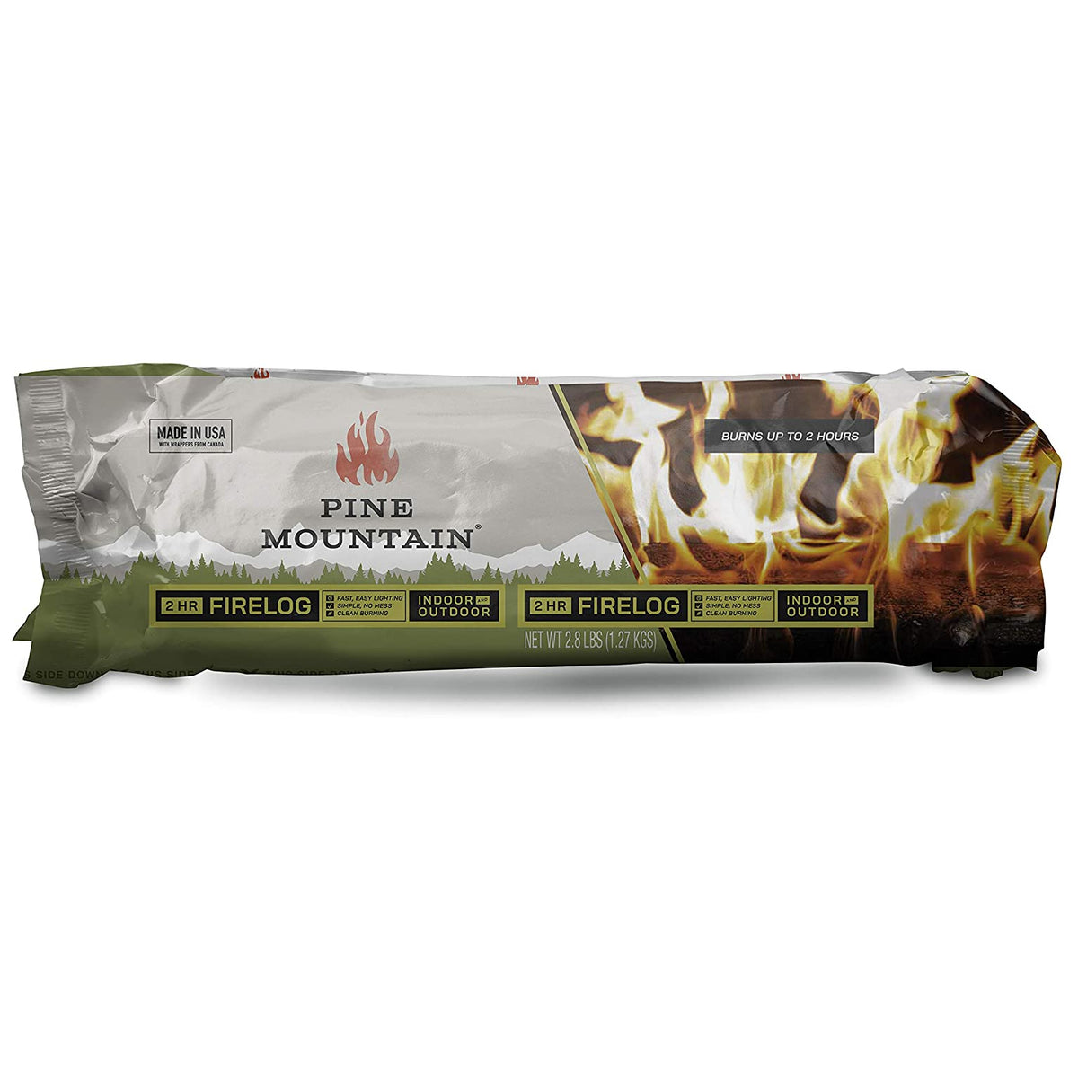 Pine Mountain 500-160-801 Traditional Firelogs, 2-Hour Burn Time, 6-Pack