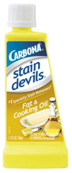 Carbona Stain Devils Spot Remover, Fat & Cooking Oil - 1.7 fl oz bottle