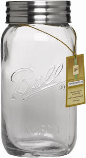 Ball 1440070016 Super Wide Mouth Commemorative Decorative Glass Jar, 1-Gallon