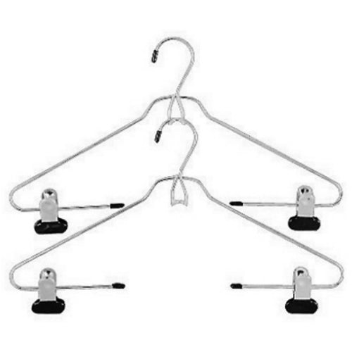 Whitmor Heavy Duty White Tubular Plastic Clothes Hanger (3-Pack