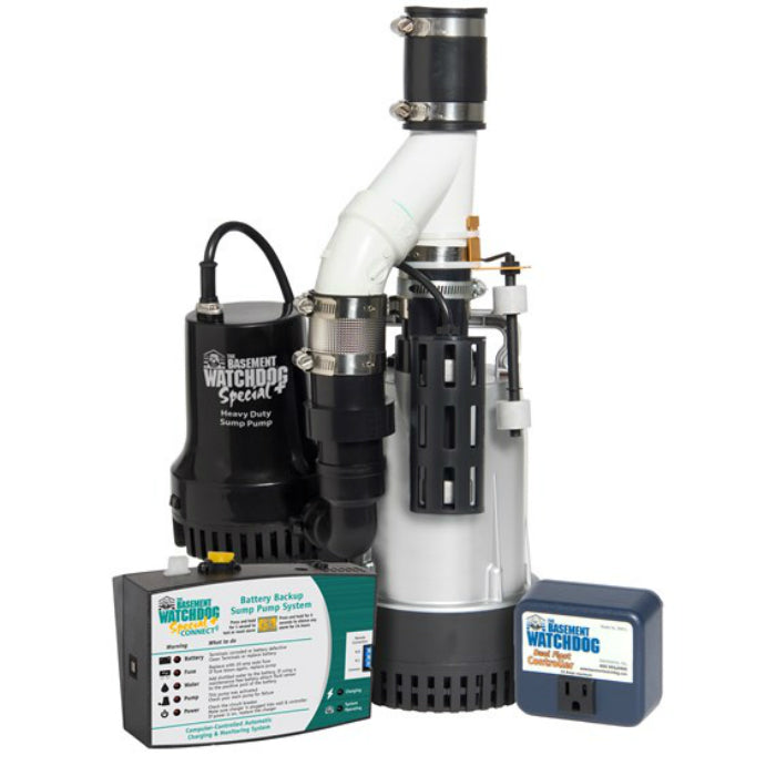 Basement Watchdog BW4000 Big Combo Sump Pump System, 1/2 HP