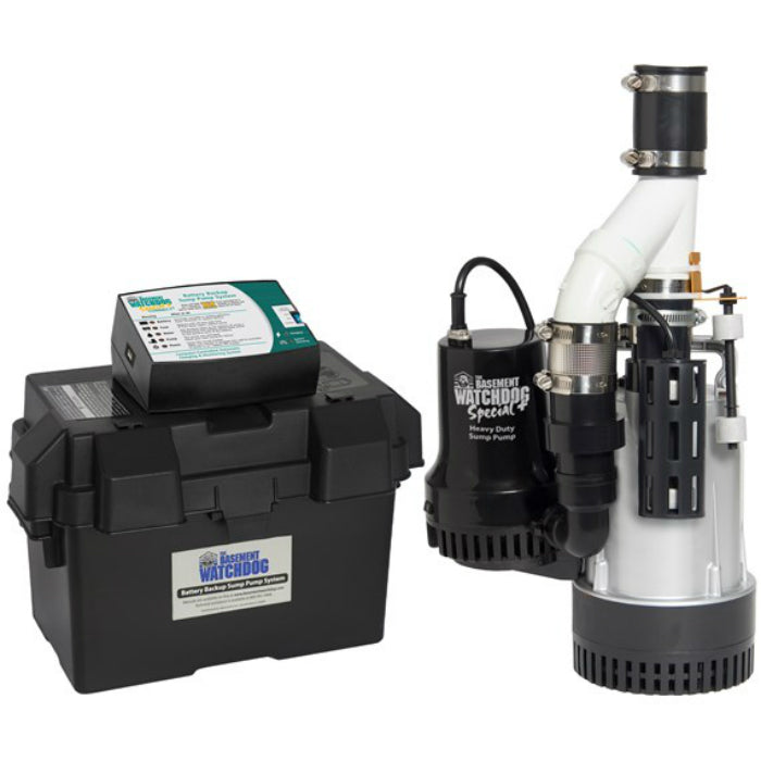 Basement Watchdog BW4000 Big Combo Sump Pump System, 1/2 HP