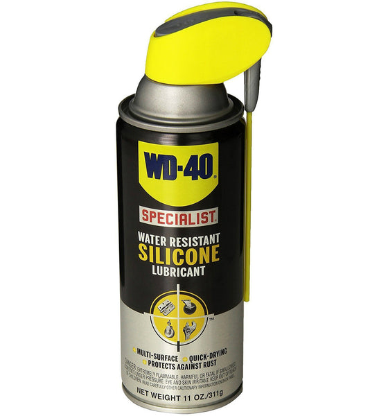 WD-40 300011 Specialist Water Resistant Silicone Lubricant Spray, 11 Oz