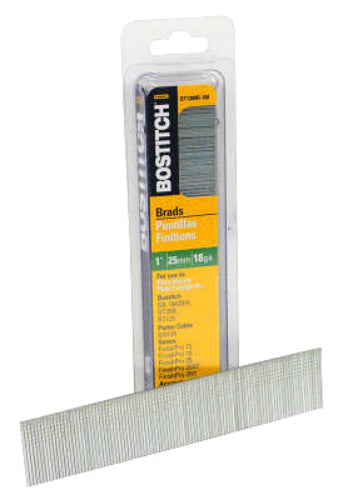 Bostitch® BT1309B-1M Chisel Point 18-Gauge Brad Nails, Coated, 1", 1000-Count