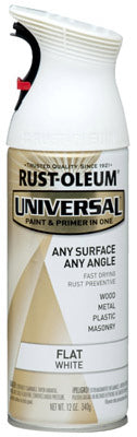 Rust-Oleum 12-oz White Primer Flat Spray Paint at