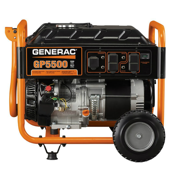 Generac® 5939 GP Series Portable Generator, 389CC OHV Engine