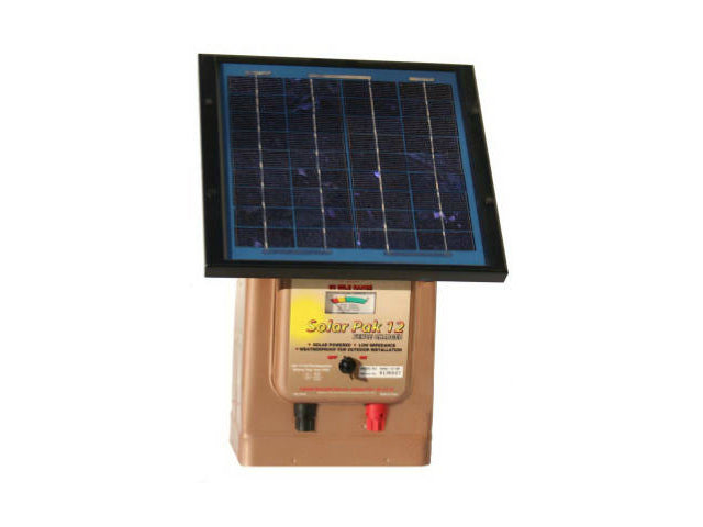 Parmak MAG12-SP Magnum Solar-Pak 12 Electric Fence Charger, 30-Miles, 12V