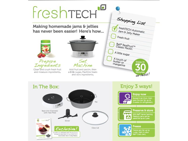 Ball® 1440035005 Freshtech Automatic Jam & Jelly Maker