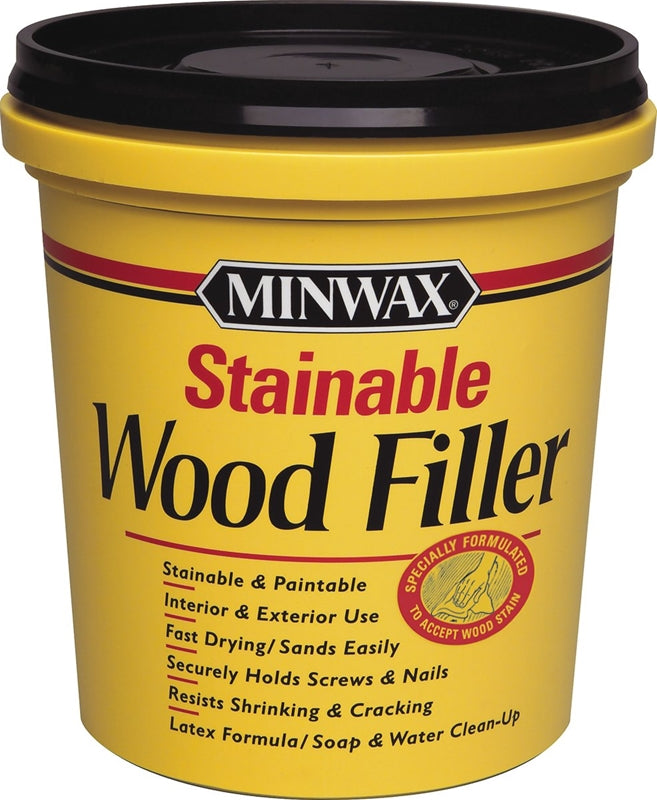 Minwax 42853000 Stainable & Paintable Wood Filler, 16 Oz