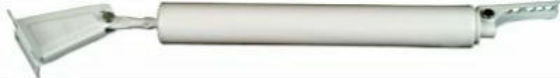 National Hardware® N213-207 Adjustable Air Door Closer, White