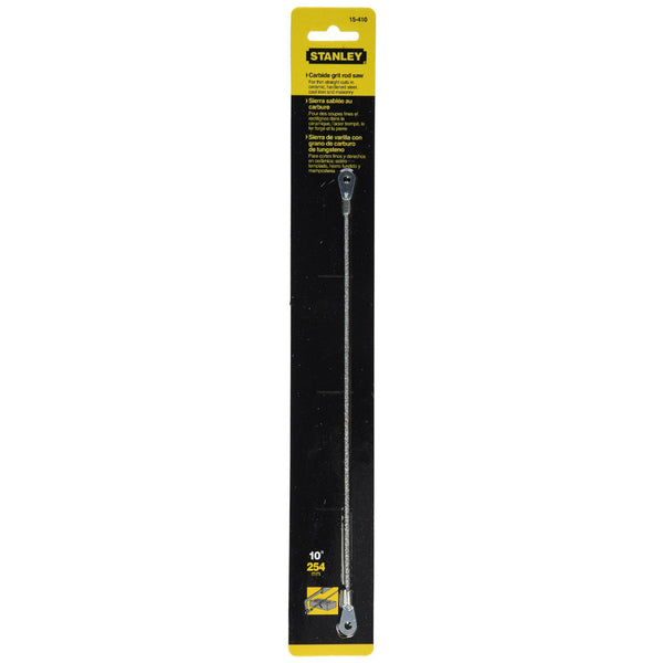 Stanley® 15410 Tungsten Carbide Grit Hacksaw Blade, 10" Toolbox Supply