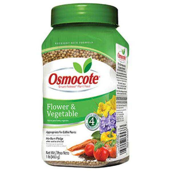 Osmocote 277160 Smart Release Flower & Vegetable Plant Food, 14-14-14, 1 Lb