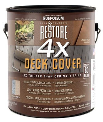 Rust-Oleum® 41100 Restore™ 4x Deck and Concrete Cover, 1 Gallon ...