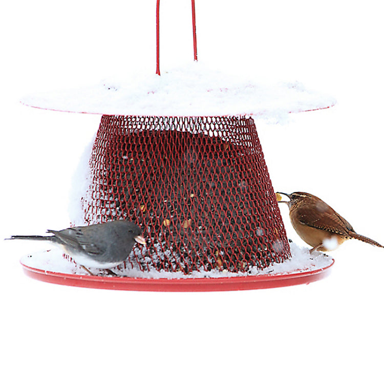 Perky-Pet C00322 Cardinal Wild Bird Feeder, 2.5 Lbs Seed Capacity, Red