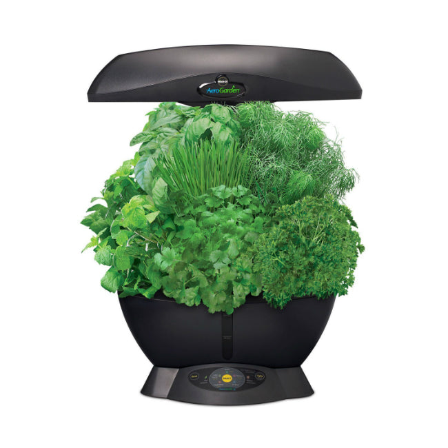 Miracle-Gro® 901011-1200 AeroGarden 6® Soil Free Compact Indoor Garden, Black