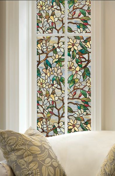 Artscape® 01-0142 Summer Magnolia Design Window Film, 24" x 36"
